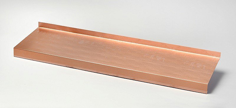 Venkovní parapet měděný 40 mm nos - Měděná šířka 50mm
