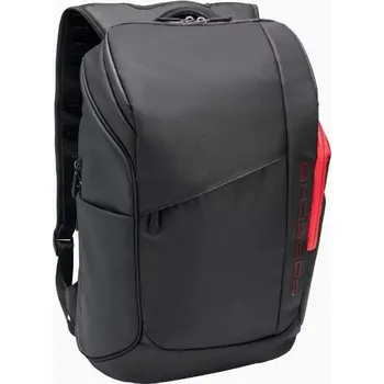 Cestovní taška PORSCHE Urban travel backpack Urban Explorer Batoh do města a na cestování černá (Praktický business batoh od Porsche vyrobený z voděodolného materiálu. Se samostatnou přihrádkou na notebook a obchodním organizérem.)