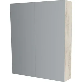 Kotel Mereo Koupelnová skříňka zrcadlová 60 cm, galerka, 2 x dvířka, Multidecor, Chromix bílý CN798G62CHB2