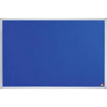 Textilní nástěnka "Essential", modrá, 90 x 60 cm, hliníkový rám, NOBO 1915682