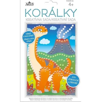 kreativní sada EASY CRAFT Kreativní tvoření - obrázek z korálků - Dinosaurus