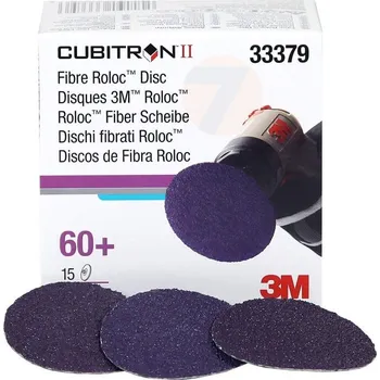 Brusný papír 3M 786C Cubitron II fíbrový kotouč, Roloc systém, 60+, 50mm