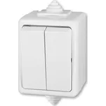 ABB 3553-52929 B Přepínač střídavý dvojitý, řazení 6+6, IP44