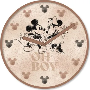 Hodiny Dětské nástěnné hodiny Mickey Mouse 25 cm