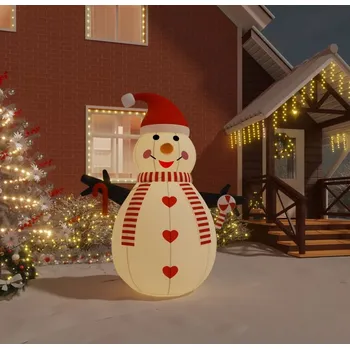 Vánoční dekorace vidaXL Nafukovací sněhulák s LED diodami 250 cm [345372]