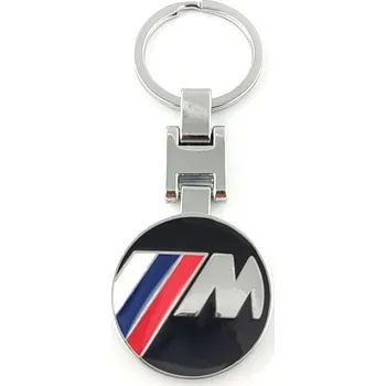 Přívěšek na klíče BMW M sport kovový, včetně kroužku na klíče