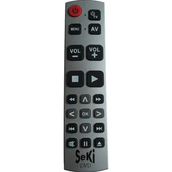 SEKI DVD stříbrný - samoučící dálkový ovladač