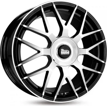 Disk MAM Alu Kola Mam Gt1 8.5X19 5X112 ET30 Black Front Polish 66.6