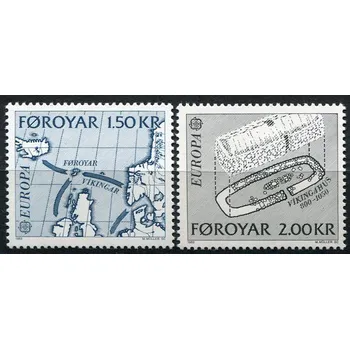 Poštovní známka (1982) MiNr. 70 - 71 ** - Faerské ostrovy - EUROPA