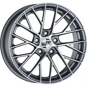 Alu kolo MAK Alu Kola Mak Monaco 8.5x19 5x112 ET46 Gun Met-Mirror Face 57.1