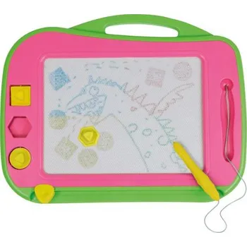 Magnetická kreslící tabulka LENA Magnetická tabulka růžová/zelená