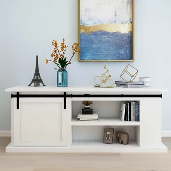 Tesařské kování vidaXL Kování pro posuvné dveře skříně uhlíková ocel 183 cm [148013] Barva: Černá