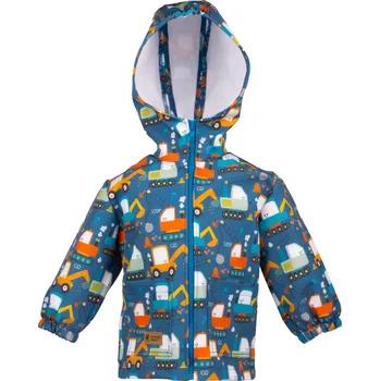 Chlapecká bunda Dětská softshellová bunda s membránou Monkey Mum® - Hravé staveniště 86/92