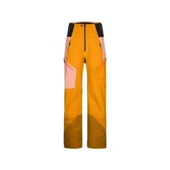Snowboardové kalhoty Ortovox 3L Guardian Shell Pants W autumn leaves L; Oranžová kalhoty + DÁREK DLE VÝBĚRU!