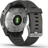 Chytré hodinky Garmin Fenix 7S Standard Edition, Silver/Graphite Silicone Band