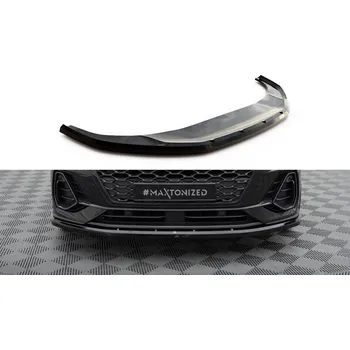 Karosérie Spojler pod nárazník lipa V.1 Audi Q3 Sportback F3 černý lesklý plast