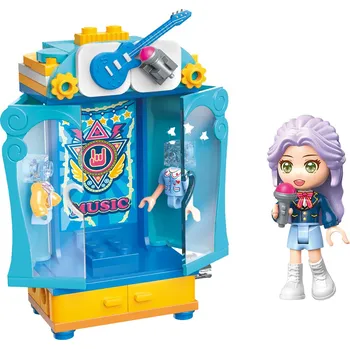 ostatní stavebnice Qman UNA Series 34011-6 Šatní skříň zpěvačky