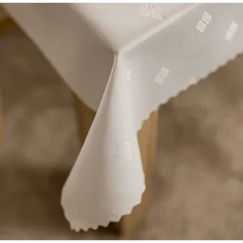 ubrus Teflonový ubrus na stůl Diamond - bílý Rozměr ubrusu (šířka x délka): 110x160cm