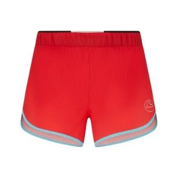 Dámské kraťasy La Sportiva TIMING SHORT Women Hibiscus/Malibu Blue růžová M