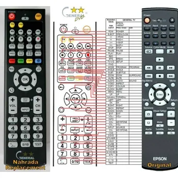 Dálkový ovladač EPSON 1466987 - kompatibilní značkový dálkový ovladač General