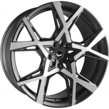 Auto-moto BARRACUDA Alu Kola Barracuda Project x 10x22 5x108 ET40 Black Brushed Surface 73.1