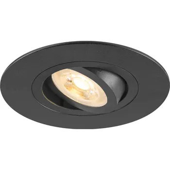 Bodové svítidlo BIG WHITE (SLV) NEW TRIA 75 XL stropní vestavné svítidlo, kulaté, max. 10W, GU10, černá 1007625