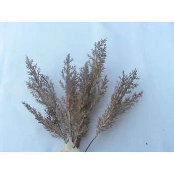 umělá květina travina do rezavohnědé