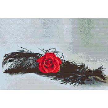 Diamantové malování Diamantové malování - Růže ze zahrady Velikost: 40x60cm, Rámování: Pouze srolované plátno, Diamanty: Čtvercové