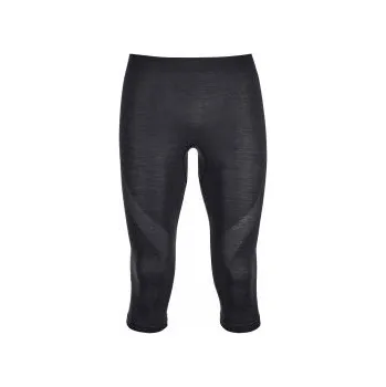 Pánské legíny Ortovox 120 COMP LIGHT SHORT PANTS M black raven L; Černá 3/4 kalhoty + DÁREK DLE VÝBĚRU!