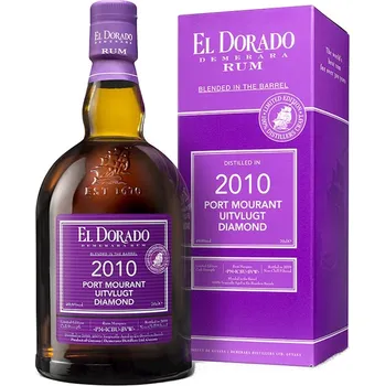 Rum El Dorado Port Mourant Uitvlugt Diamond 2010 49,6% 0,7l (karton)