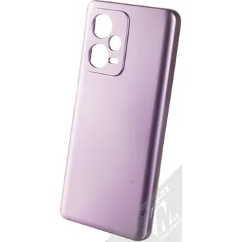 Pouzdro na mobilní telefon 1Mcz Metallic TPU ochranný kryt pro Xiaomi Redmi Note 12 Pro Plus fialová (violet)