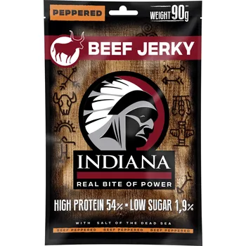 Indiana Jerky Beef Peppered Sušené maso Indiana Jerky Beef Peppered