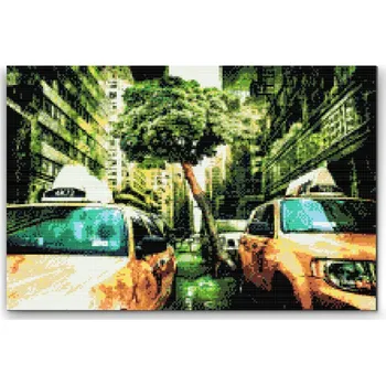 Diamantové malování Diamantové malování - Konec světa Velikost: 40x60cm, Rámování: Pouze srolované plátno, Diamanty: Kulaté