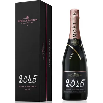 Moët & Chandon Grand Vintage Rosé 2015 0,75 l dárkové balení (karton)