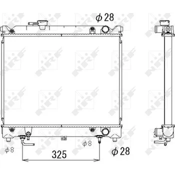 Chladič motoru Chladič, chlazení motoru NRF (53280)
