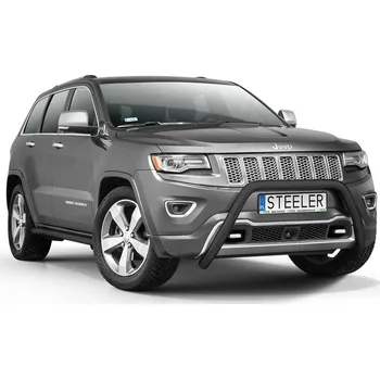 Auto-moto Přední ochranný rám nerez, Jeep Grand Cherokee, 2015-2021, s EC homologací, Black (GCH-R1570-06-B)
