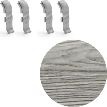 Podlahová lišta SALAG AP28 spojka k liště NGF56, PVC Aberfeldy, 56 mm, 4 ks