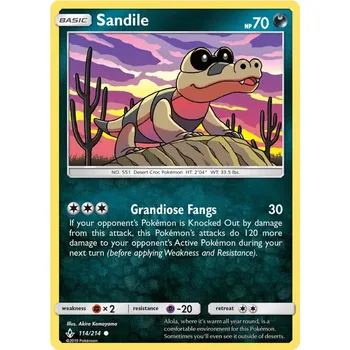 Sběratelská karetní hra Sandile 114/214 - Unbroken Bonds Typ karty: Non-Holo