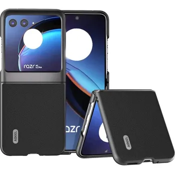 Pouzdro na mobilní telefon ABEEL 66101 ABEEL LEATHER Obal pro Motorola Razr 40 Ultra černý