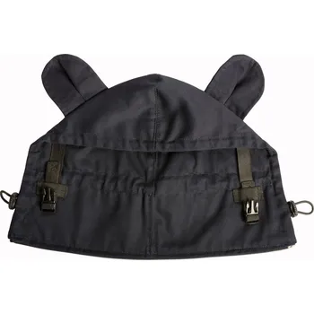 Cestovní adaptér Monkey Mum® Lehká kapuce k nosítku Carrie - Stříbrná tma Malá/ý