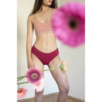 Menstruační kalhotky Menstruační kalhotky Meracus Everyday Burgundy bokové Plus (MEMS024) XS Možnost vrácení zboží ZDARMA do 120 dnů!