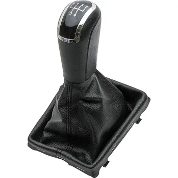 Hlavice řadící páky s manžetou a rámečkem AUDI A6 (C6) 5 rychlostí | NTY | GZB-AU-006