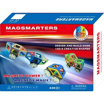 ostatní stavebnice Magnetická stavebnice MagSmarters 74 dílků - Creative