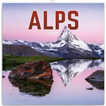 Kalendář PRESCO GROUP Poznámkový kalendář Alpy 2019 30 x 30 cm