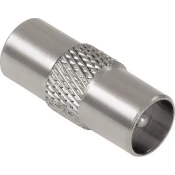 Elektrický konektor Spojka IEC - 2x konektor, celokovová