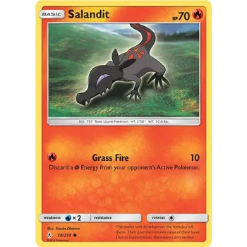 Karetní hra Salandit 030/214 - Unbroken Bonds Typ karty: Non-Holo