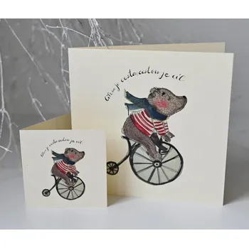 Balící papír Přáníčko "Cílem je cesta, cestou je cíl" -Kubudesign 0001594