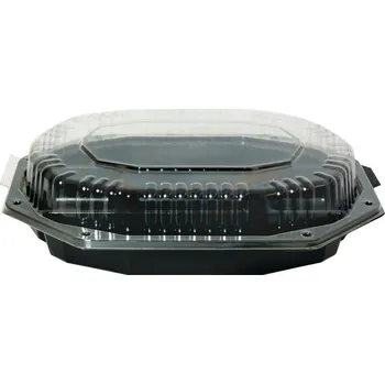 Tác rPET 335x250x38mm 1-dílný CS335 černý - 110 ks