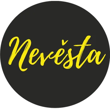 ON-DESIGN Potisk NEVĚSTA 2 Barva: fluorescenční žlutá, Velikost motivu: A4