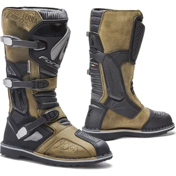 Moto obuv Boty Forma TERRA EVO WaterProof brown Velikost: 44 + kovové špice zdarma